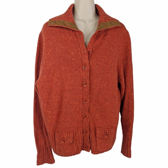 Eddie Bauer Sweaters Eddie Bauer Cashmere Lambswool Blend Elbow